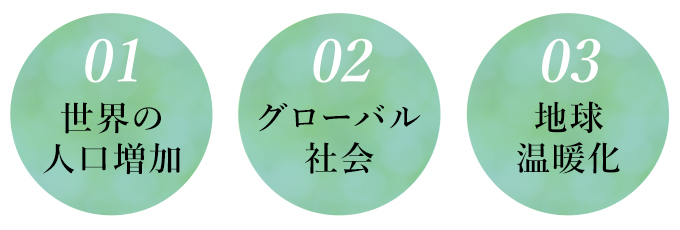 感染病拡大の3つの要因